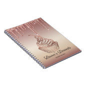 Carnet Recettes de desserts de gâteaux et de cupcakes suc (Côté Droit)