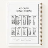 Carnet Recettes de famille classique rustique personnalis (Dos)