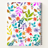 Carnet Recettes de fleurs Boho personnalisées Écrivez vos (Dos)