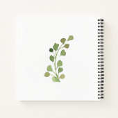 Carnet Recettes de frontière botanique Cuisine (Dos)