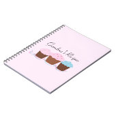 Carnet Recettes de grand-mère - Cupcakes glacés (Côté gauche)