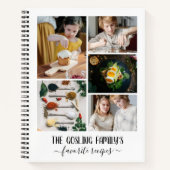 Carnet Recettes de la famille Collage de photos (Devant)
