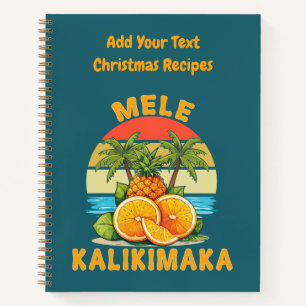 Carnet Recettes de Noël Mele Kalikimaka 