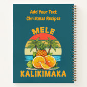 Carnet Recettes de Noël Mele Kalikimaka (Dos)
