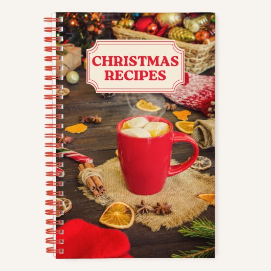 Carnet Recettes de Noël Retro Holiday Recette (Recto)