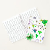 Carnet Recettes de plantes médicinales Herbes de chardon  (Intérieur)