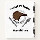 Carnet Recettes de porc pour les fêtes faites avec amour  (Dos)