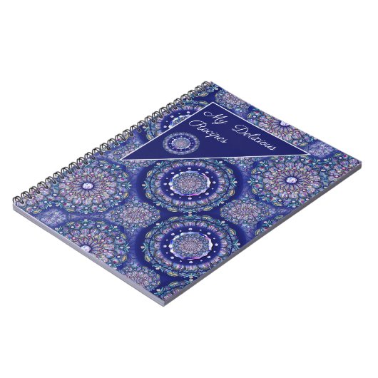 Carnet Recettes de Rosace bleue (Côté gauche)