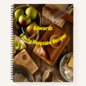 Carnet Recettes de saké de famille (Devant)