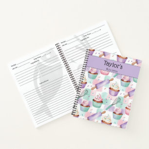 Carnet Recettes de souvenirs personnalisées Gâteaux lavan