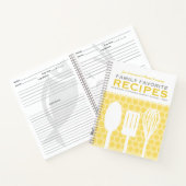 Carnet Recettes de style rétro amusant Personnalisé (Intérieur)