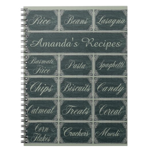 Carnet Recettes de tableau (Devant)