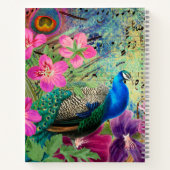 Carnet Recettes élégantes Vintages de la famille Peacock (Dos)