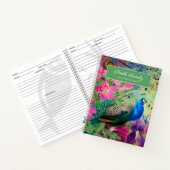 Carnet Recettes élégantes Vintages de la famille Peacock (Intérieur)