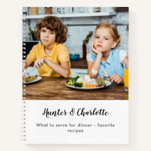Carnet Recettes enfants repas repas nom photo