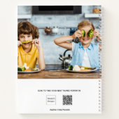 Carnet Recettes enfants repas repas nom photo (Dos)