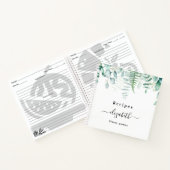Carnet Recettes eucalyptus nom de la forêt verte (Intérieur)