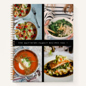 Carnet Recettes familiales 4 Photo Recette Collection Noi (Devant)