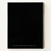 Carnet Recettes familiales 4 Photo Recette Collection Noi (Dos)