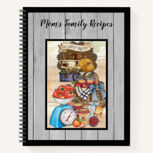 Carnet Recettes familiales de maman - Scène de cuisine de