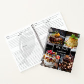 Carnet Recettes familiales personnalisées Black 4 Photo M (Intérieur)