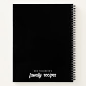 Carnet Recettes familiales traditionnelles 4 Photo Collag (Dos)