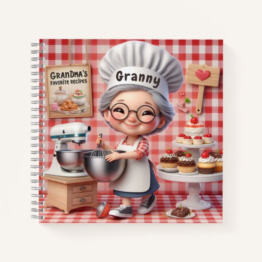 Carnet Recettes favorites de grand-mère (Devant)