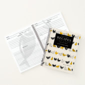 Carnet Recettes Favorites de poulet mignonnes Photo de fa (Intérieur)