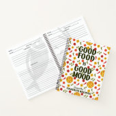 Carnet Recettes Favorites Personnalisées Colorées avec un (Intérieur)