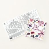 Carnet Recettes florales pour ma fille Keepsaké (Intérieur)