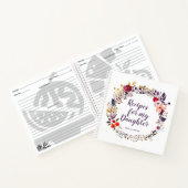 Carnet Recettes florales pour ma fille Keepsaké Note (Intérieur)