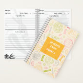 Carnet Recettes mignonnes avec nom (À l'intérieur)