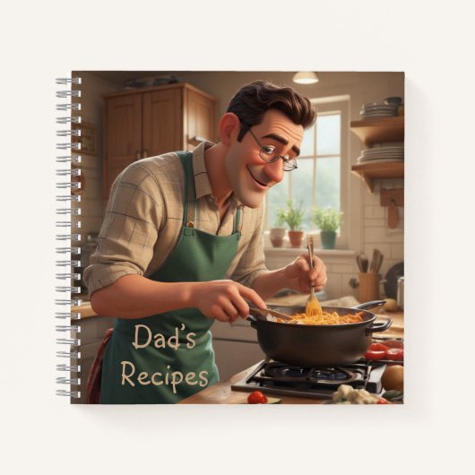 Carnet Recettes papa (Devant)