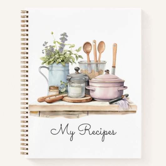 Carnet Recettes personnalisées (Devant)