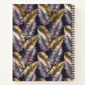 Carnet Recettes personnalisées pour ma fille avec Feuille (Dos)