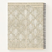 Carnet Recettes personnalisées pour ma fille sur papier j (Dos)