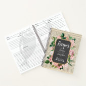 Carnet Recettes personnalisées pour ma fille sur papier j (Intérieur)