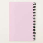 Carnet Recettes romantiques personnalisées Écrivez vos pr (Verso)