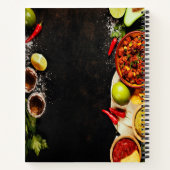 Carnet Recettes rustiques mexicaines de cuisine (Dos)