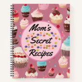 carnet "Recettes secrètes de maman" (Devant)