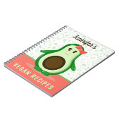 Carnet Recettes végétaliennes personnalisées (Côté gauche)