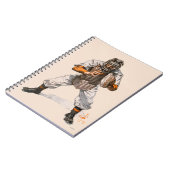 Carnet Receveur de base-ball (Côté gauche)