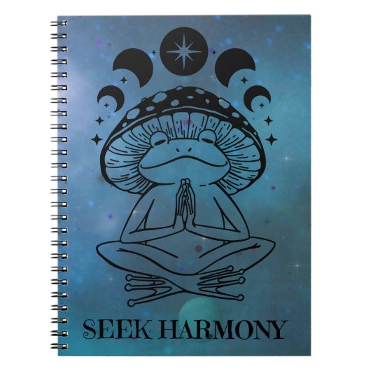 Carnet Rechercher Harmonie Yoga (Devant)