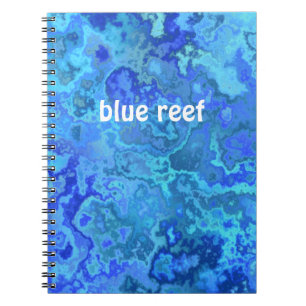 Carnet récif bleu
