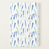 Carnet Recipe Book (14 x 21,6 cm) - Lavender Pattern (Verso)