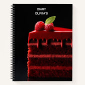 Carnet Recipe notebook, pastry diary, chef notebook (Devant)
