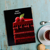 Carnet Recipe notebook, pastry diary, chef notebook