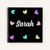 Carnet Recipe notebook, personalized (Devant)