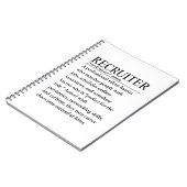Carnet Recruteur (Côté gauche)