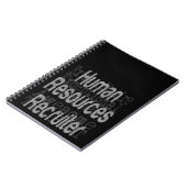 Carnet Recruteur des ressources humaines Extraordinaire (Côté gauche)